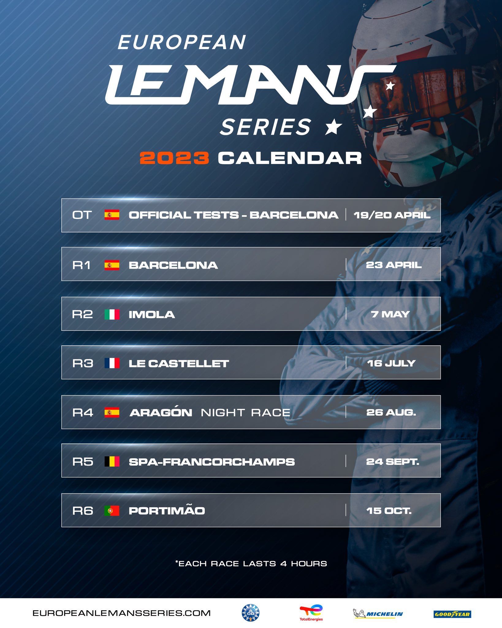 A night race on the 2023 ELMS calendar ! | Endurance Info